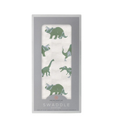 Granite Green Dinosaurs Cotton Swaddle