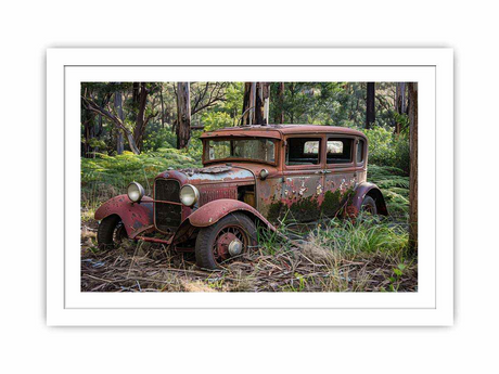 Vinatge Car  Framed Print