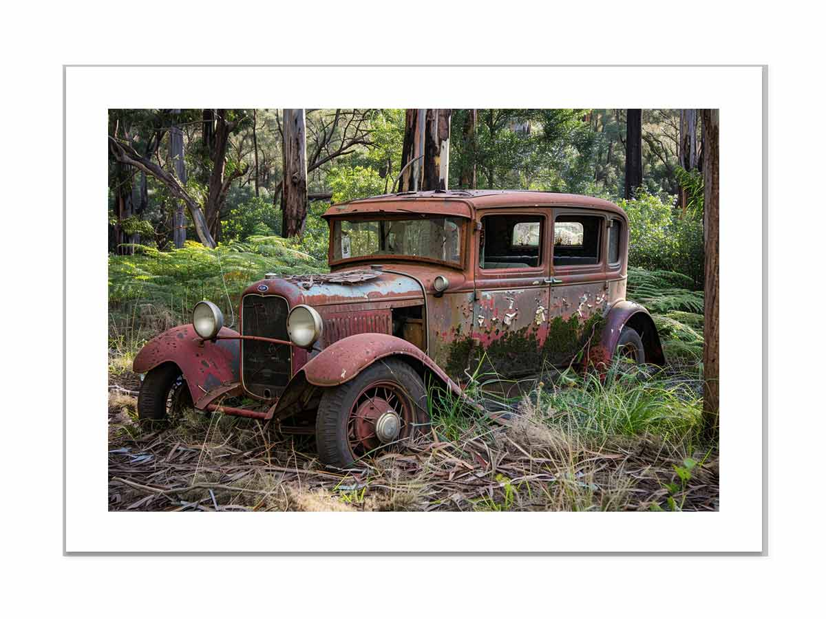 Vinatge Car  Framed Print