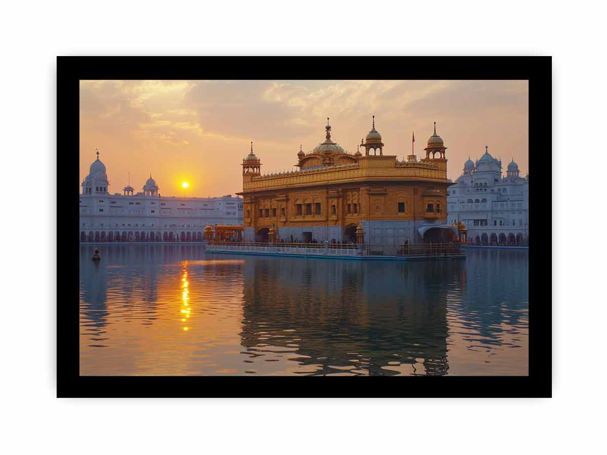 Golden Temple Frame Art