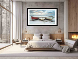 Three Boats  Framed print