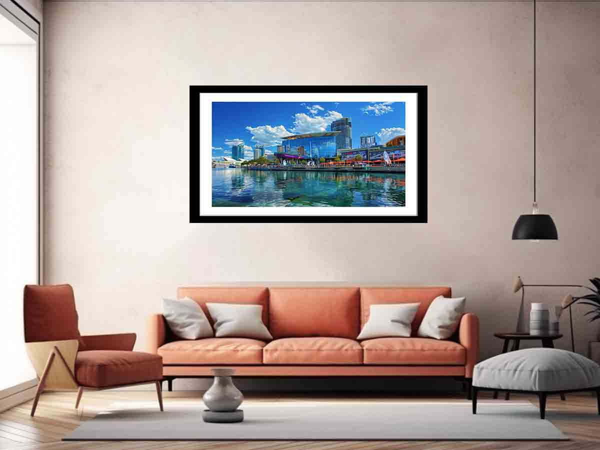 Darling Harbour Sydney Framed Art