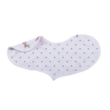 Wildflowers Bamboo Heart Bib 2PK