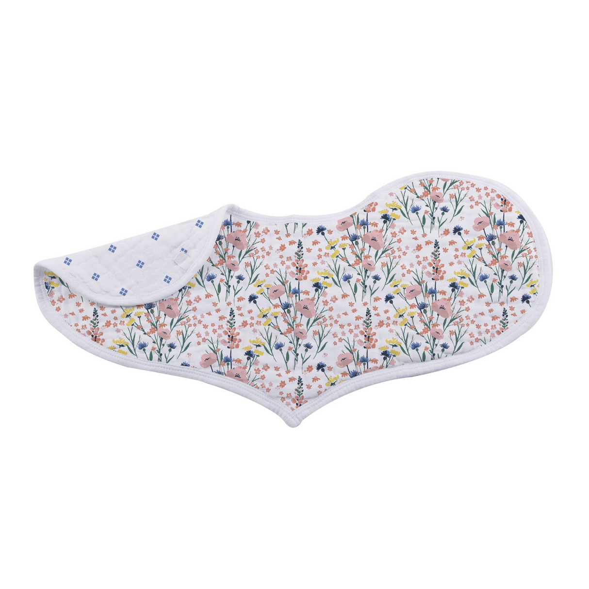 Wildflowers Bamboo Heart Bib 2PK