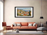 The Greek Village Framed Print