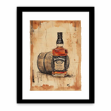 Vintage Whiskey Framed Print