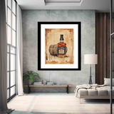 Vintage Whiskey Framed Print