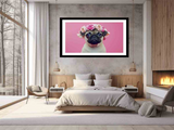 Pug Dog Framed Print