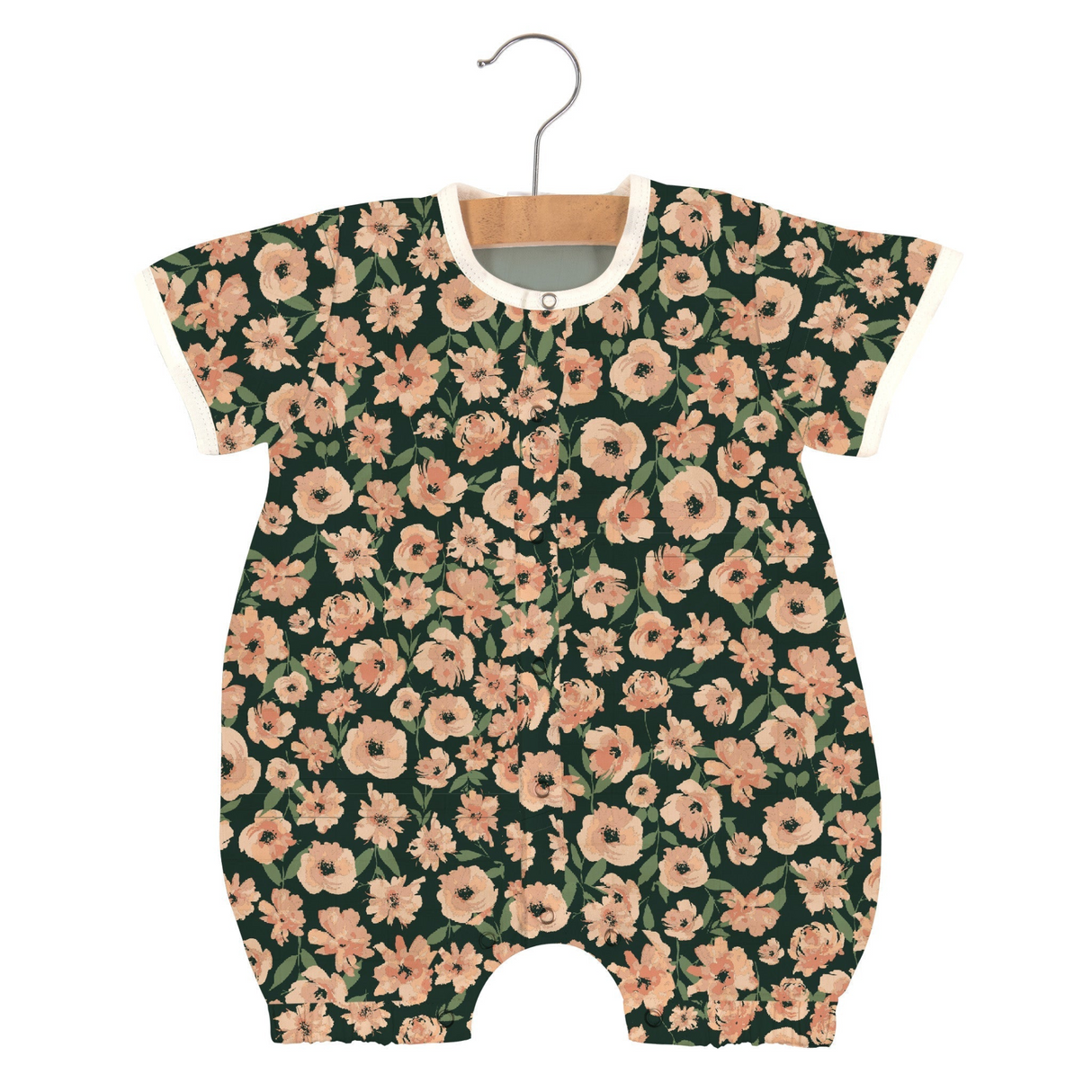 Canyon Sunset Flowers Bamboo Newcastle Mini Romper