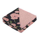 Peonies and Pearl Polka Dot Newcastle Blanket