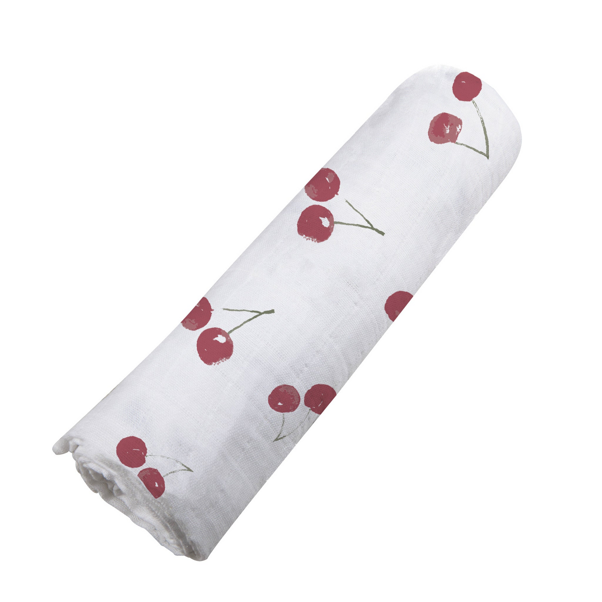 Sweetheart Cherry Bamboo Swaddle