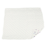 Lavender and Lavender Flower Bamboo Muslin Newcastle Blanket