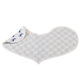 In The Wild Elephant Cotton Burp Cloth Bib 2PK