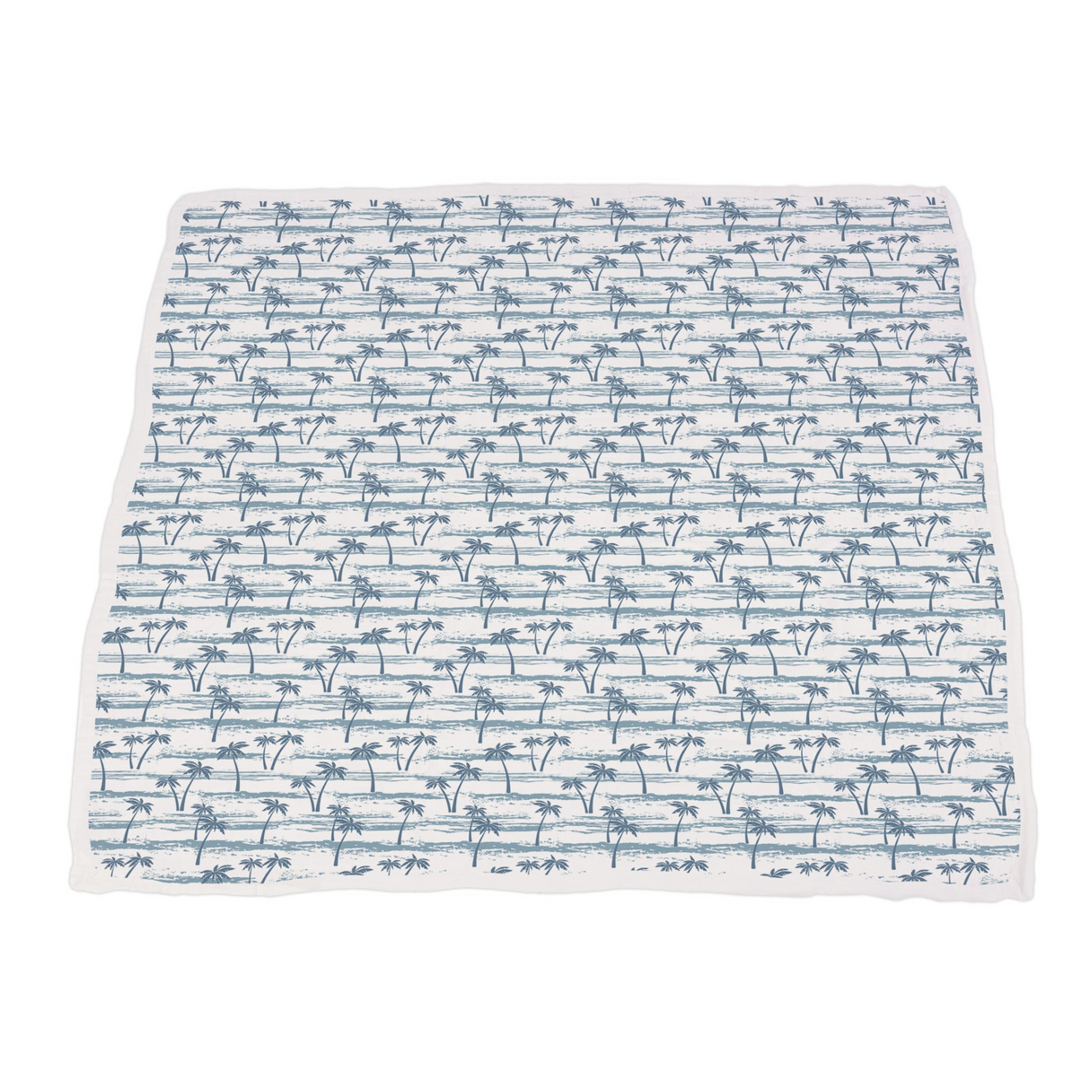 Ocean Palm Trees and Marina Sailboats Bamboo Newcastle Blanket