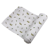 Pteranodon Cotton Muslin Swaddle