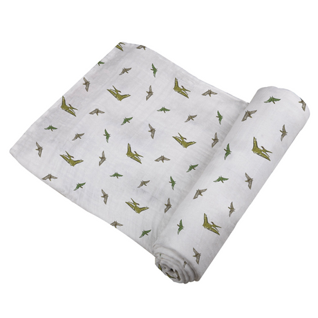 Pteranodon Cotton Muslin Swaddle