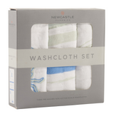 Ocean Cotton Muslin Washcloth Set 3PK