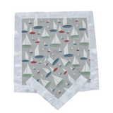 Marina Sailboats Bamboo Newcastle Blankie