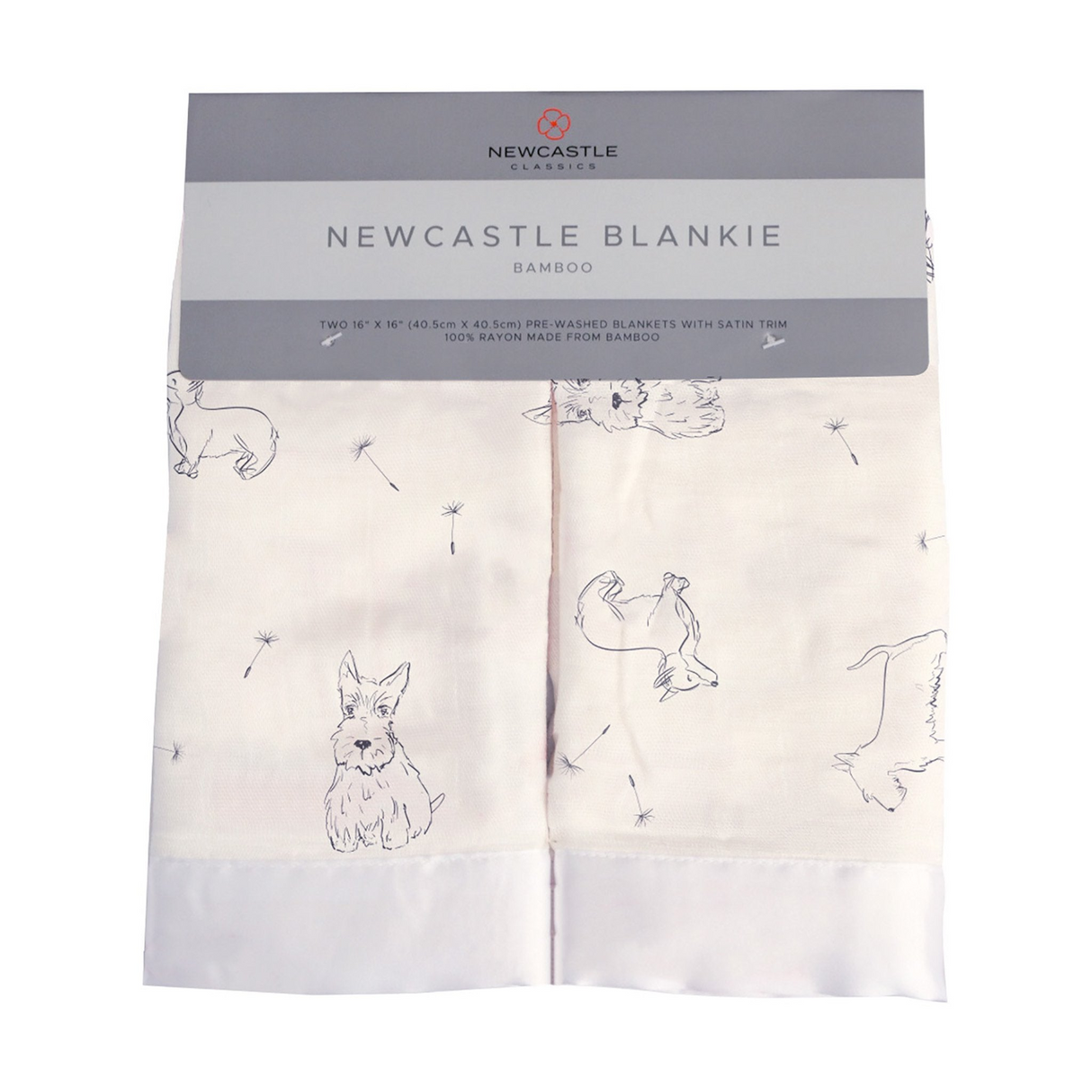 Corgi Bamboo Muslin Security Baby Blankie