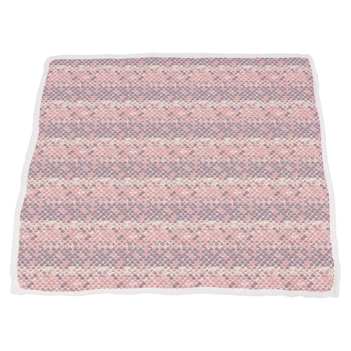 Mermaids and Scales Bamboo Muslin Newcastle Blanket