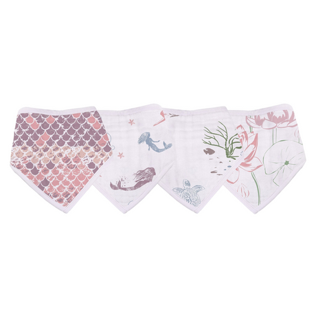 Under The Sea Bamboo Bandana Bib 4PK