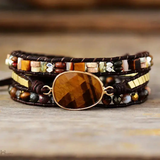 Tiger Eye Wrap Bracelet