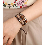 Tiger Eye Wrap Bracelet