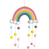 Rainbow Macrame Pendant Wall Decoration