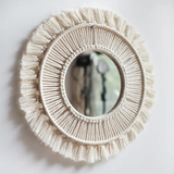 Macrame Mandala Hanging Wall Mirror