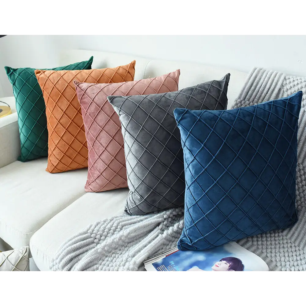 Velvet  Soft Throw Pillow Cover