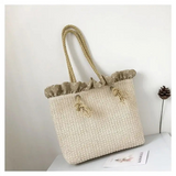 Rattan Knitted Woven Tote Bag