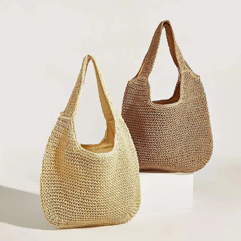 Hand Woven  Rattan Tote Bag