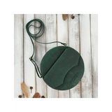 Round Leather Handbag