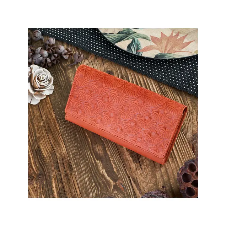 Natural Leather Women's Wallet