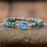 Jade Opal Charm Bracelet