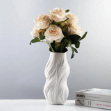 Ethereal Wave Vase Ceramic