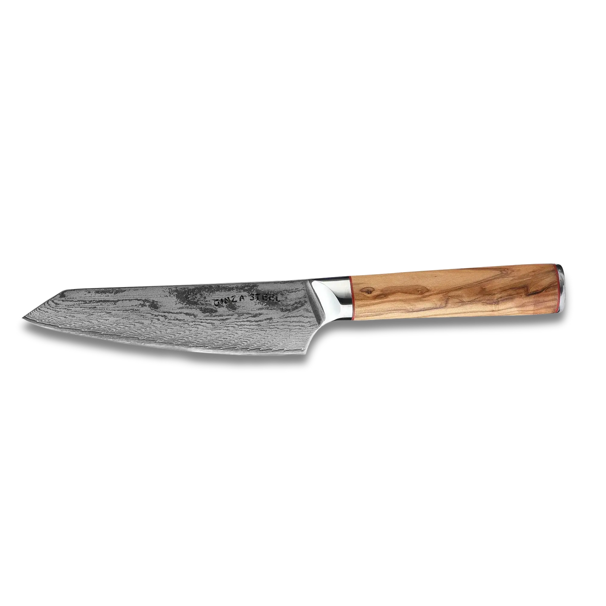 MIA 17 Chef Knife 6.5 " Damascus AUS10 Steel 67 Layer/Italian Olive Wood Handle