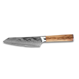 MIA 17 Chef Knife 6.5 " Damascus AUS10 Steel 67 Layer/Italian Olive Wood Handle