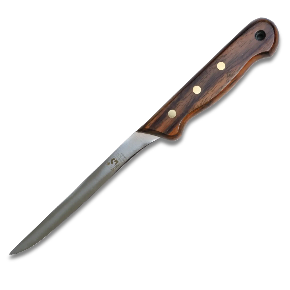 Regular Line Fillet Knife & Leather Sheath 6" Blade | RF600S