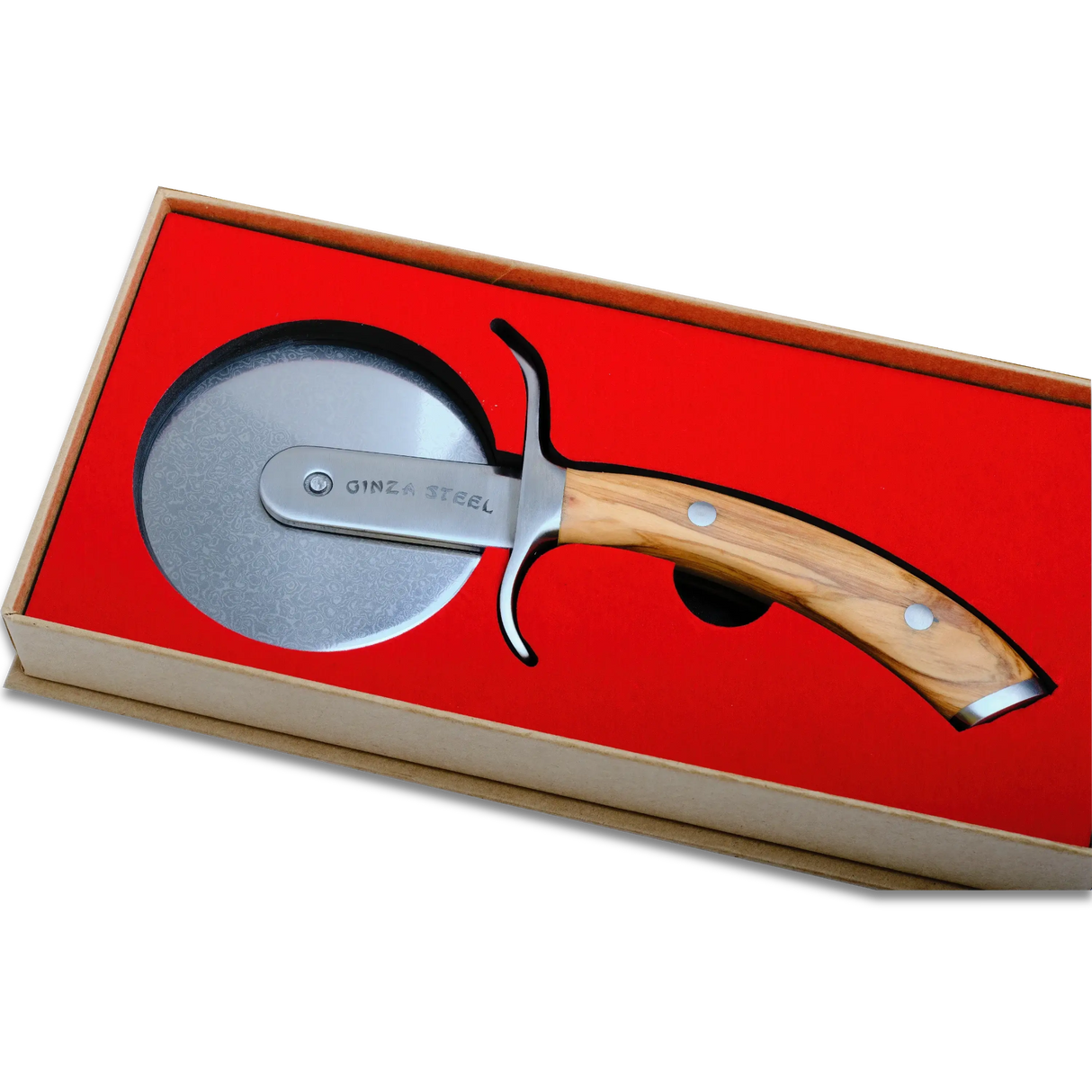 MIA Pizza Slicer | Olive Wood handle