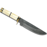 Haruto Bowie Knife - Camel Bone Handle 7.5 inch with Original leather Sheath