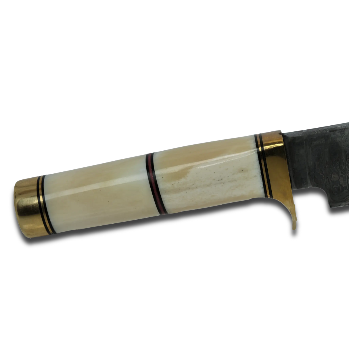 Haruto Bowie Knife - Camel Bone Handle 7.5 inch with Original leather Sheath