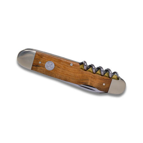 ALPHA OLIVE | Pocket Knife with pitch fork