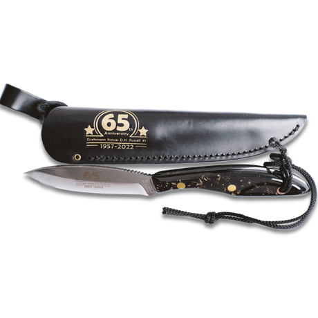 65 Anniversary Edition | D.H Russel Canadian Belt 65 Anniversary Knife, Black/Gold