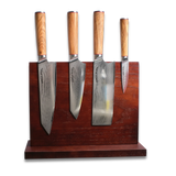 KC Series | MIA FIVE - Essential 5 pcs Knife set | 4 Knives with Magnetic Wood Block