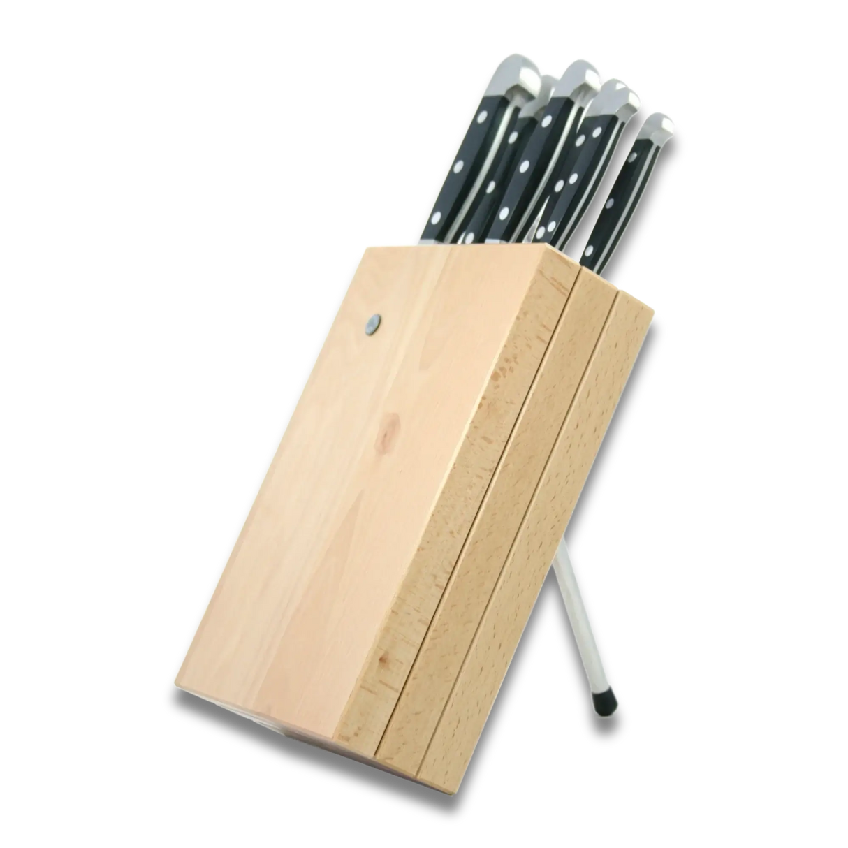 Knife Block Holder - Milly Beech Wood - (Knife not included)