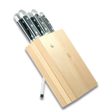 Knife Block Holder - Milly Beech Wood - (Knife not included)