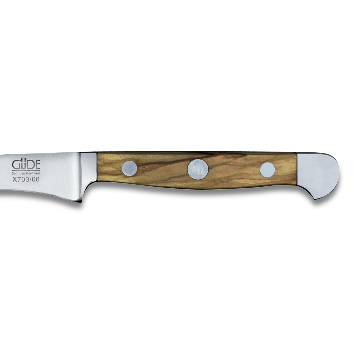 ALPHA OLIVE | Pairing Knife 2.36" | Forged Steel / Olive wood handle