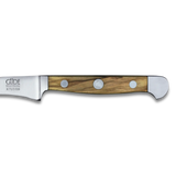 ALPHA OLIVE | Pairing Knife 2.36" | Forged Steel / Olive wood handle