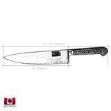 Grohmann Forged Heavy - Chef Knife 8" Forged Steel - #209FG-8